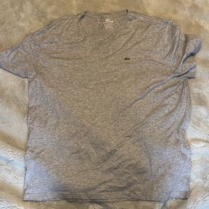 Lacoste Men's Heather Gray Tee